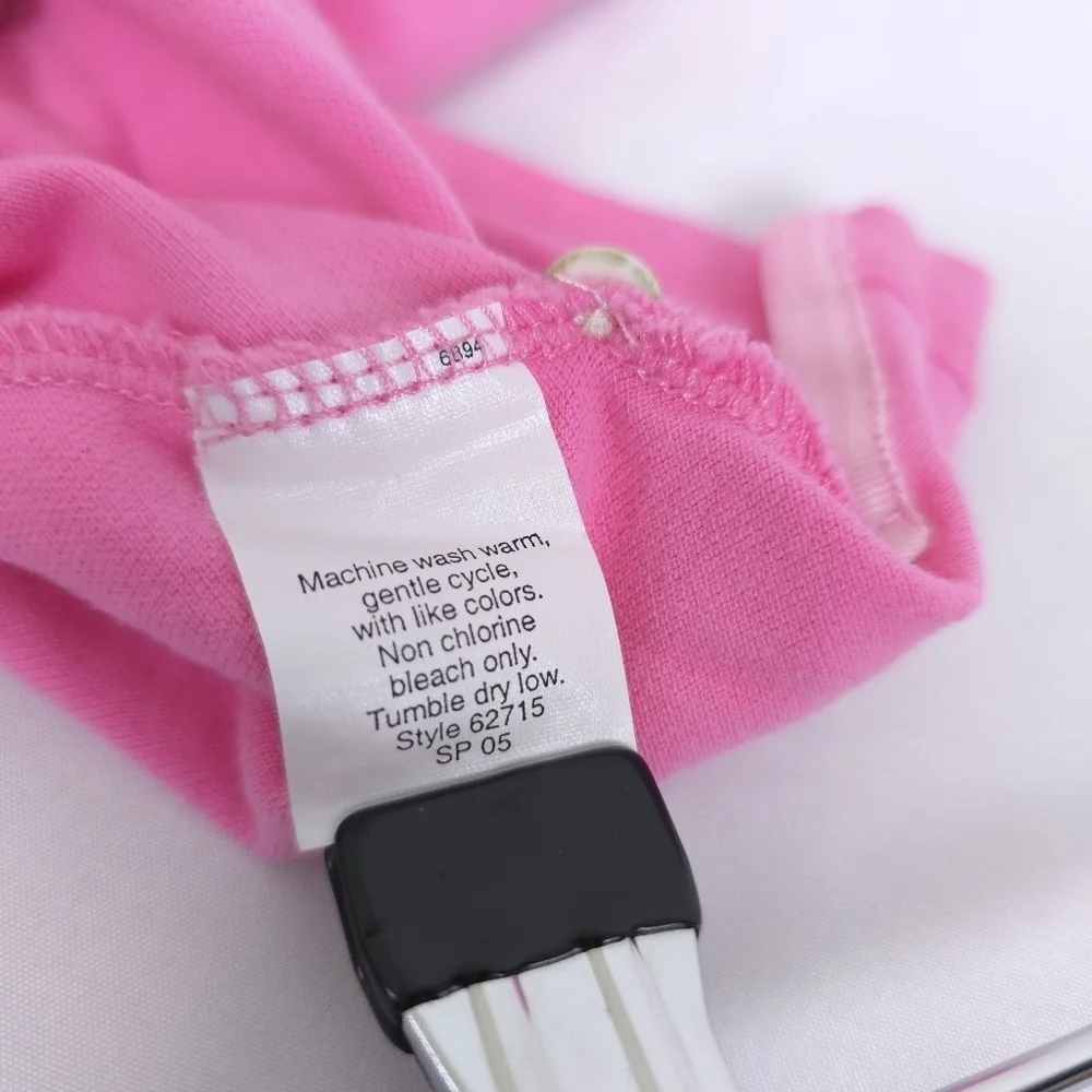 J. Crew Vintage Y2K 05 Pink Polo Baby Tee